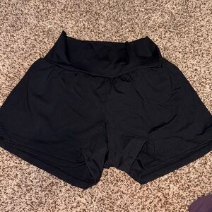 HALARA Black Nylon-Blend Shorts